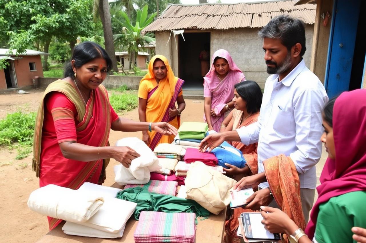 Cloth and material kits for families